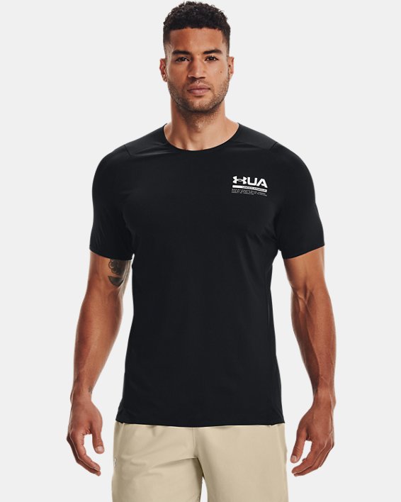 Men's UA Iso-Chill Perforated Short Sleeve, Black, pdpMainDesktop image number 1